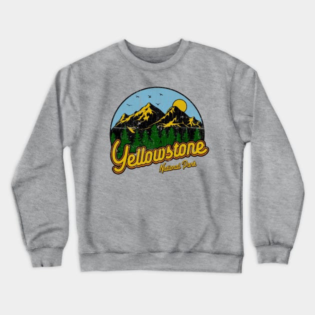 Vintage Yellowstone Park Crewneck Sweatshirt by OniSide